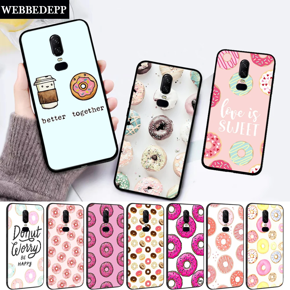 pink sweet donut Hot Silicone soft Case for Oneplus 5 5T 6 6T 7 7T Pro | Мобильные телефоны и аксессуары