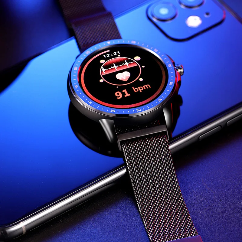 Gorben-reloj inteligente unisex, accesorio de pulsera resistente al agua con control del ritmo cardíaco y del sueño, Bluetooth, conexión IOS y Android, modelo CF19, SW001 - Imagen 3