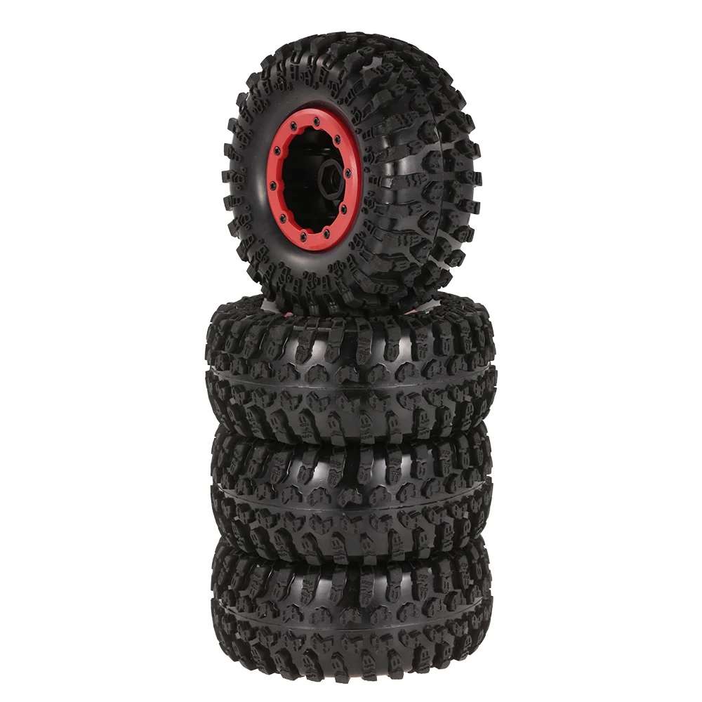 4 шт. AUSTAR AX 3021B 130 мм 1/10 дюйма Комплект резиновых шин с ободом для Axial SCX10 RC4WD D90 RC Rock