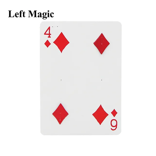 Fantastic 4 to 6 Moving Point magic tricks Close Up Card Magic  Professional Magician Trick  Magic Tool Magic Prop 4