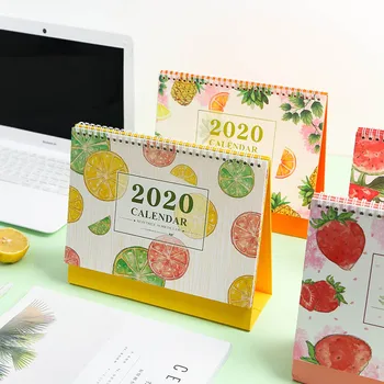 

2019-2020 Creative Fruit Series Desktop Paper Calendar dual Daily Scheduler Large Table Planner Yearly Agenda Organizer