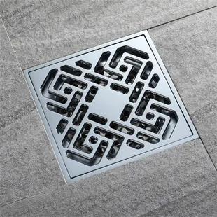 Hideep Bathroom Copper Deodorizing Floor Drain Pest Control Anti-Water Bronze Vintage Floor Drain Manufacturers Direct Selling