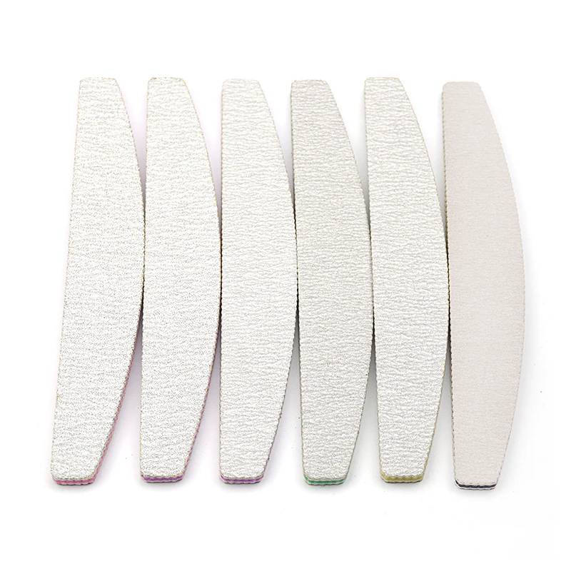 Arquivos de Unhas Forte Lixa Lavável Prego Sunshine Buffer Emery Placa 80 150 180 240 320 Manicure Barco Cal um Ongle 100 Pçs 5 100 pçs arquivos de unhas forte lixa
