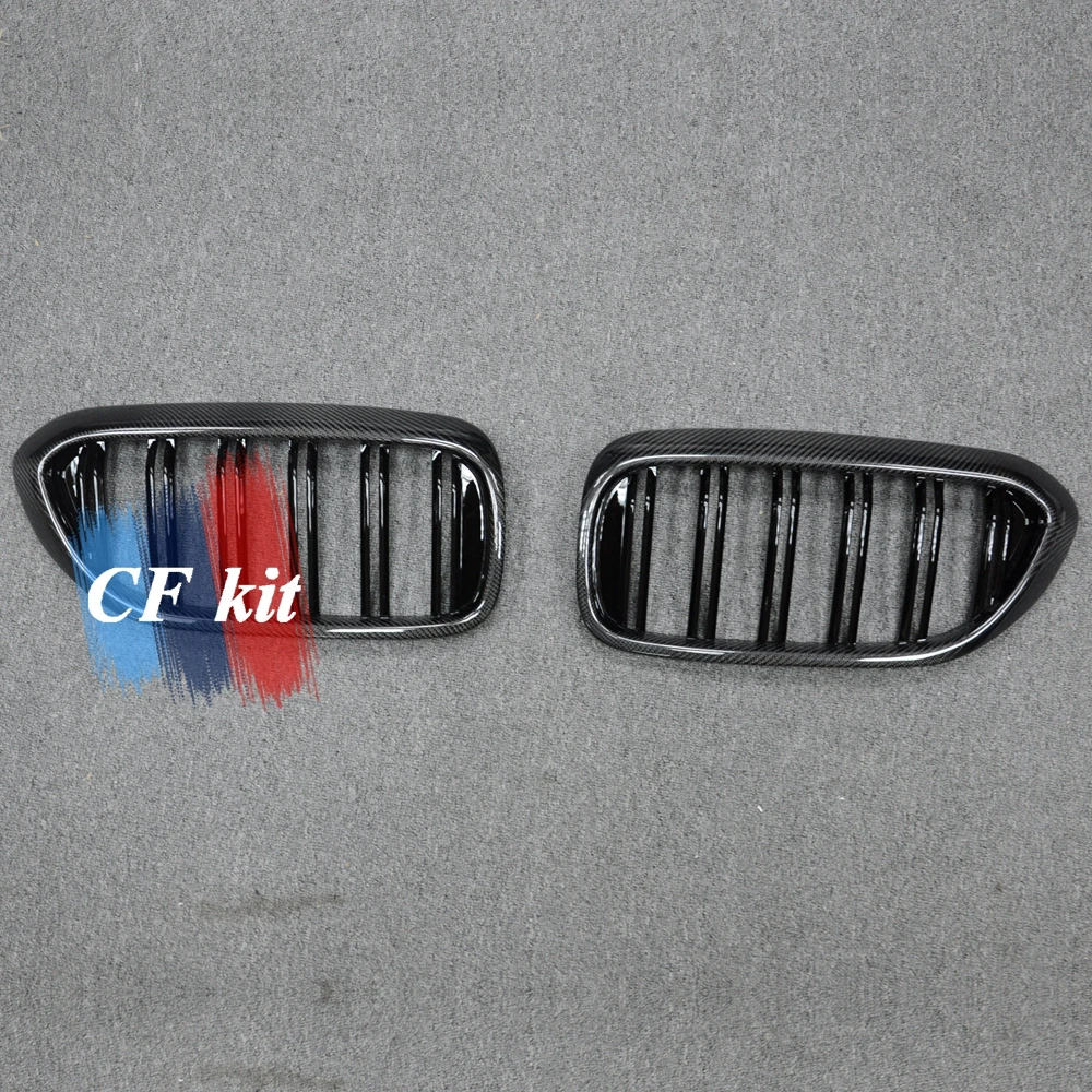 

CF Kit Real Carbon Fiber&M-Color Racing Grills For BMW G30 G31 Auto Front Grille Car Styling