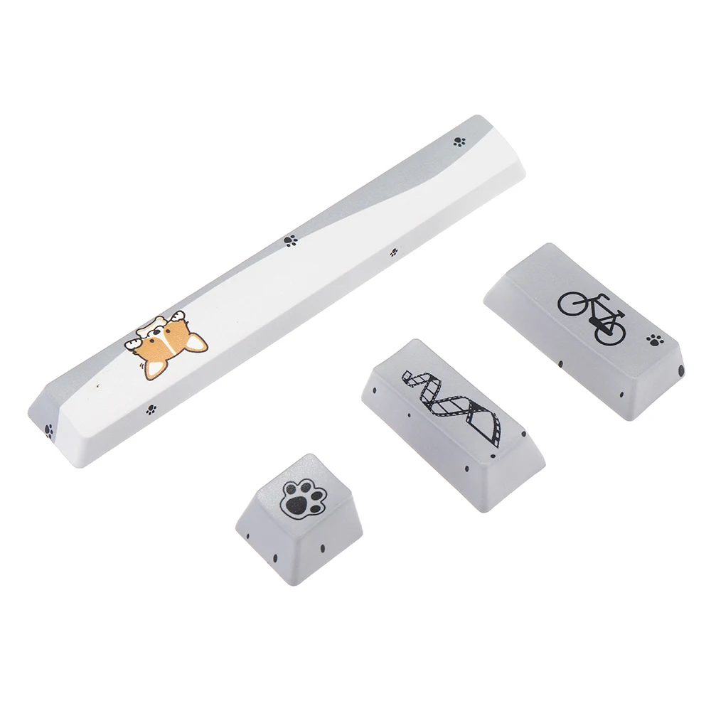 Двусторонний OEM профиль Dyesub PBT серая кошечка с космической панелью 6 25u новинка