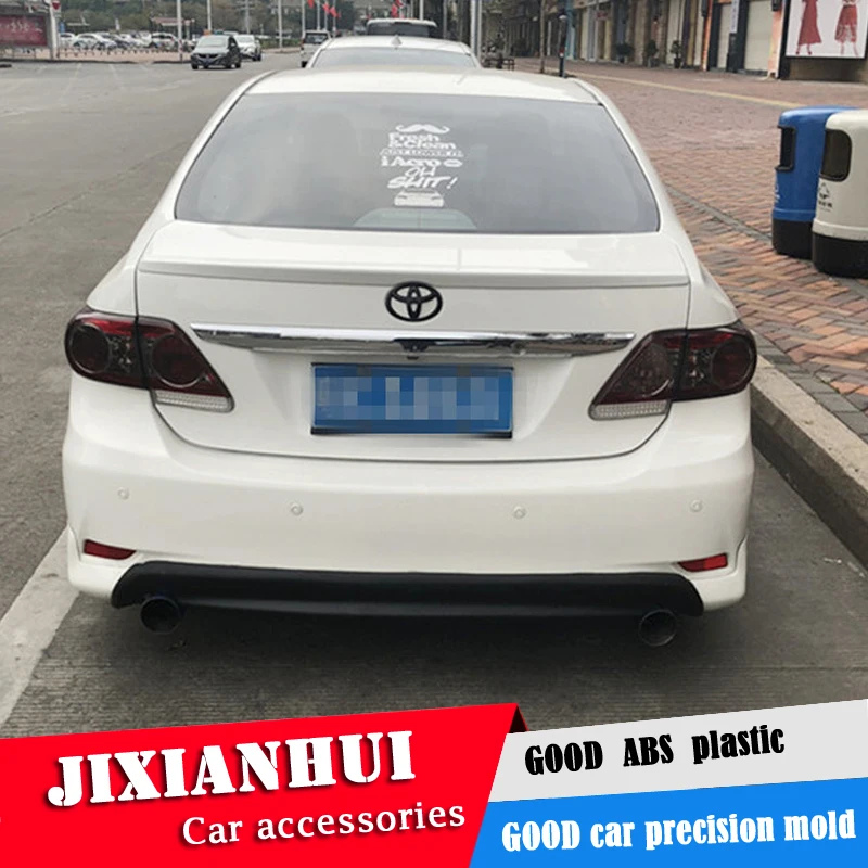 Спойлер для Corolla 2006 2013 Toyota ycyw спойлер из АБС пластика заднее крыло автомобиля