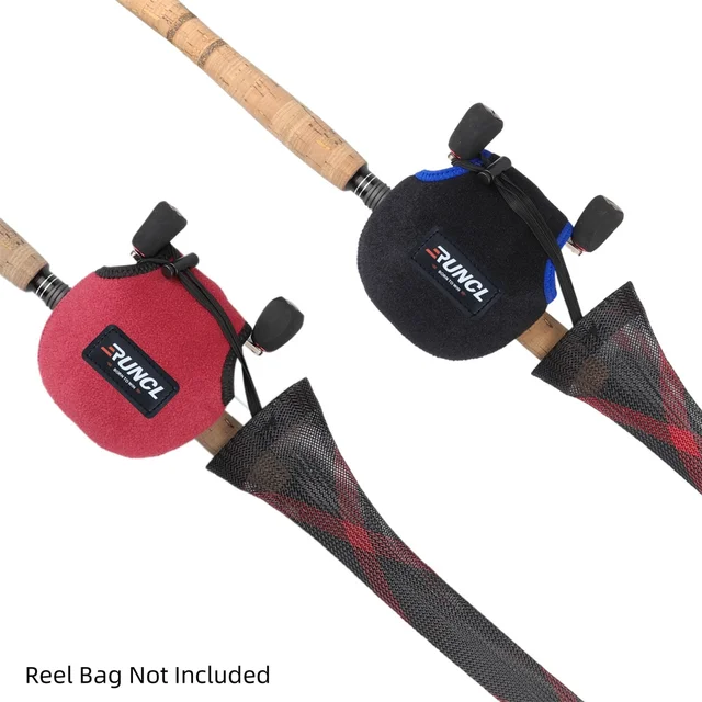 RUNCL Fishing Rod Cover Reel Bags Spinning Casting Rod Socks Spinning Baitcasting Reel Covers Fishing