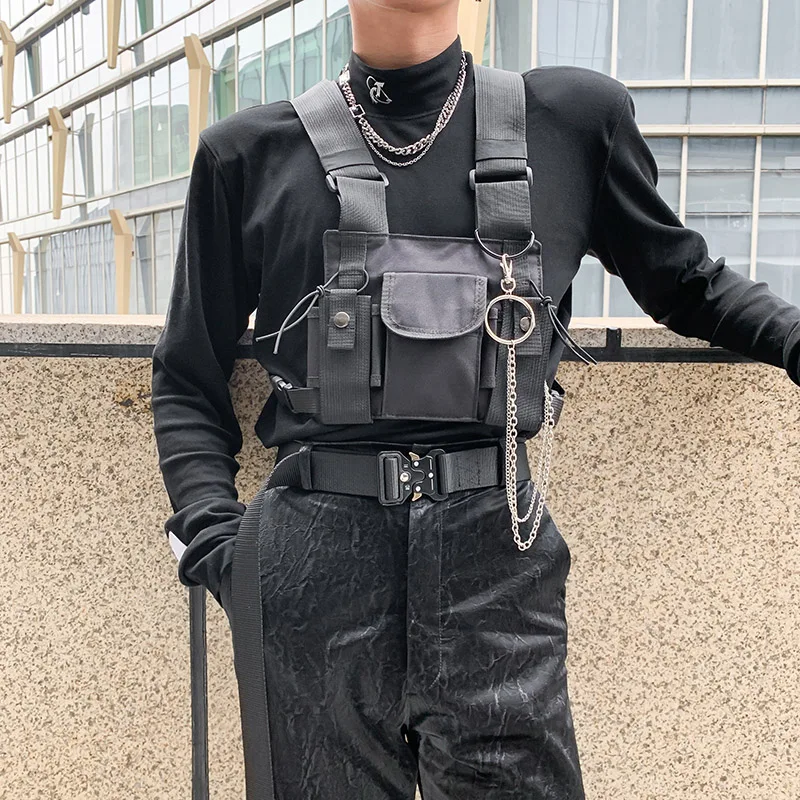 Streetwear Chest Rig Bag For Woman Functional Tactical Chest Bags