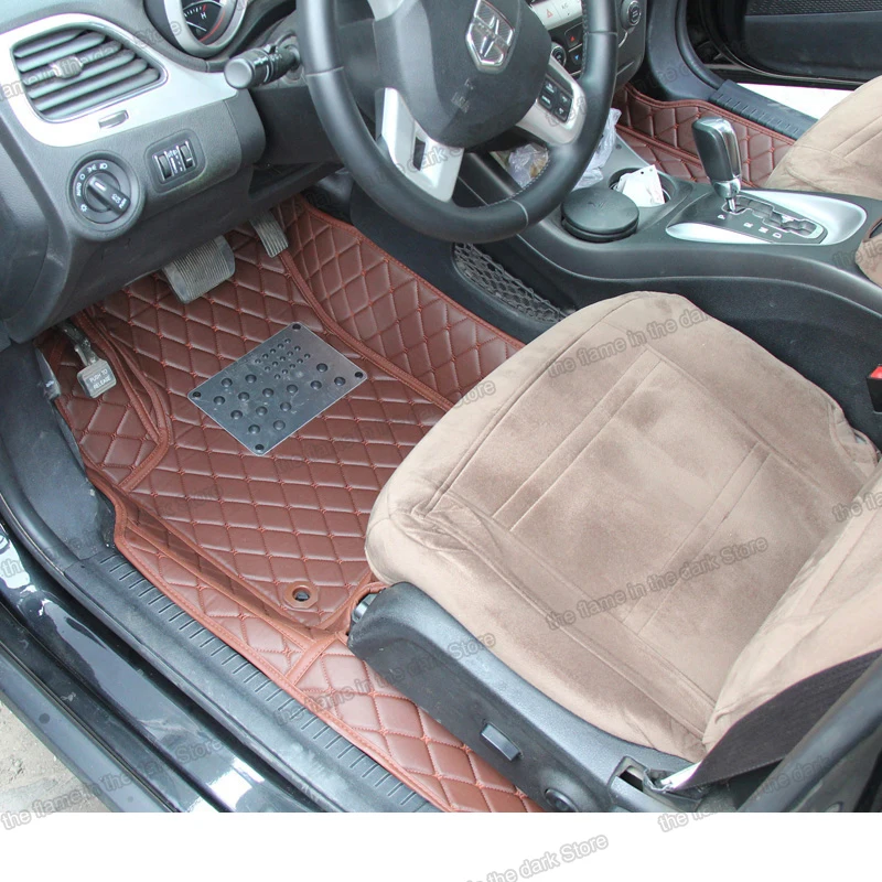 Кожаный Автомобильный интерьерный коврик lsrtw2017 для dodge journey fiat freemont 2009 2010 2011 2012 2013