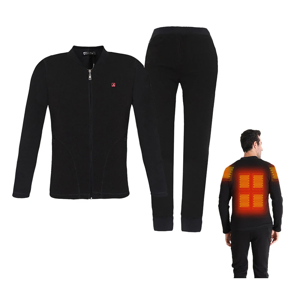 

HEROBIKER Motorcycle Heated Jacket Men Electric Heating Clothes Heated Shirt USB Heating Jacket Thermal Underwear Set for Winter