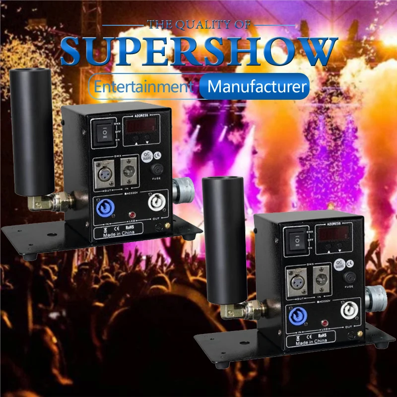 2 шт./лот DJ сценический специальный эффект DMX512 цифровая CO2 струйная машина Cyro Fog