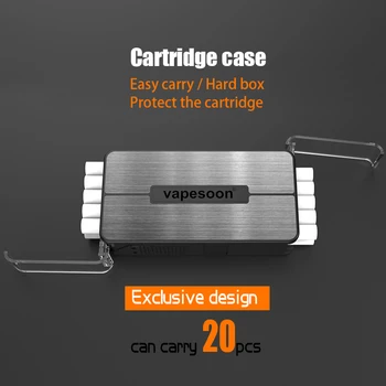 

High quality regular huge tobacco cartridge carry case protect the popular heating tobacco cartridge 7.5mm Pocket carry Box