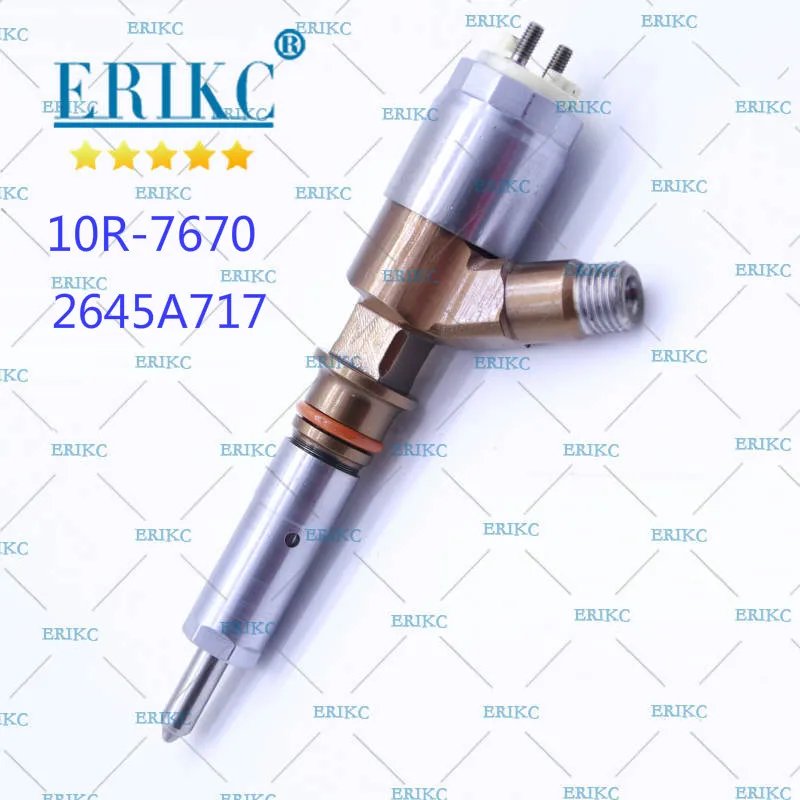 

ERIKC 10R-7670 CAT C6 C6.4 Diesel Injector 10R-7672 2645A717 for 321D LCR Excavator MPG00001-UP (MACHINE) POWERED BY C6.4 Engine