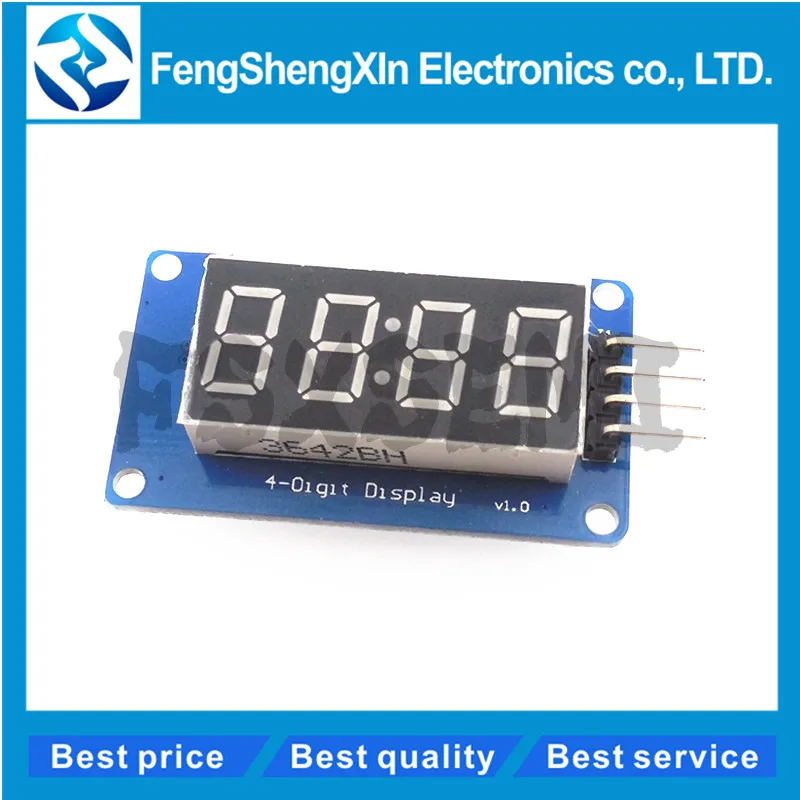 1pcs 4 Bits Digital Led Display Module For Arduino 7 Segment 0.36inch ...