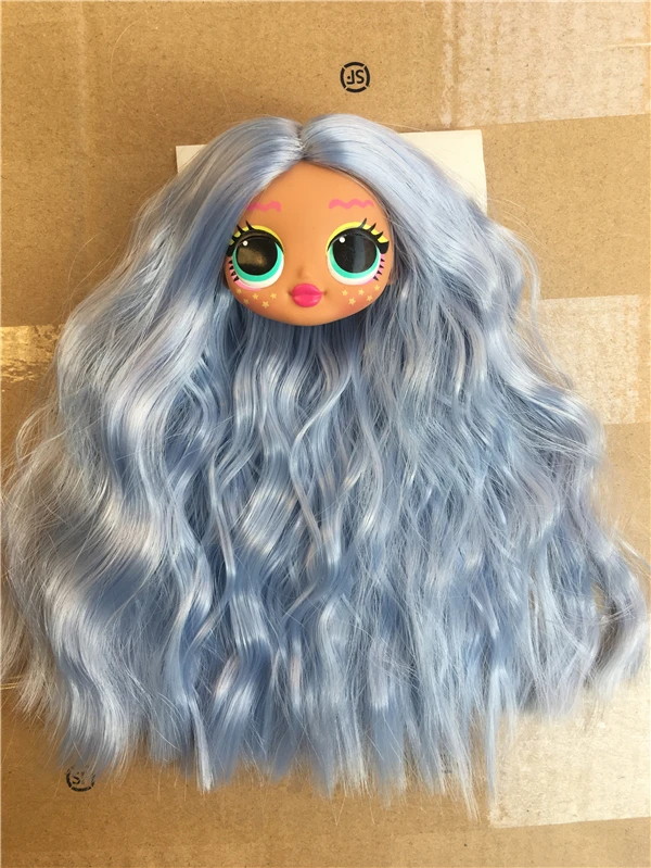 1/6 BJD/SD кукольный парик зеленый небесно-голубой длинные вьющиеся кукольные волосы кукольные аксессуары DIY Волосы стиль кукла волосы парик
