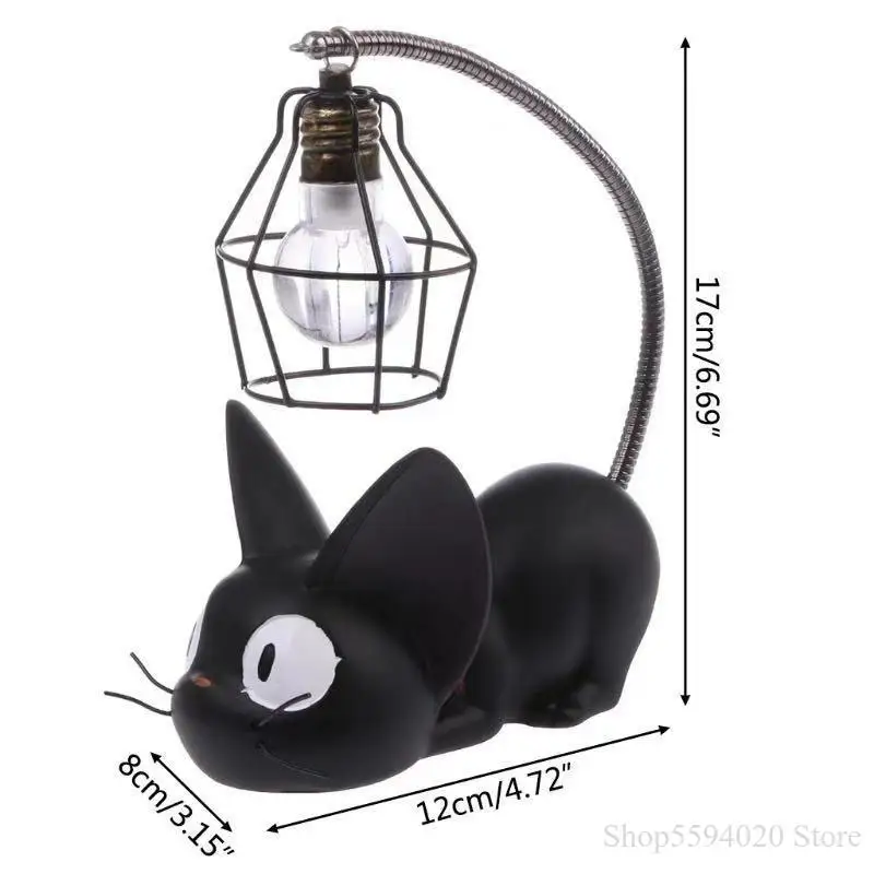 Miniature Cat LED Night Lamp Creative Resin Cat Animal Night Lamp Kitty Table Lamp Children's Cartoon Room Lamp Decro Home 6