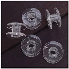 Детали для швейных машин 10 шт прозрачные пластиковые пустые бобины для BROTHER JANOME SINGER Швейные машины Портативные Инструменты