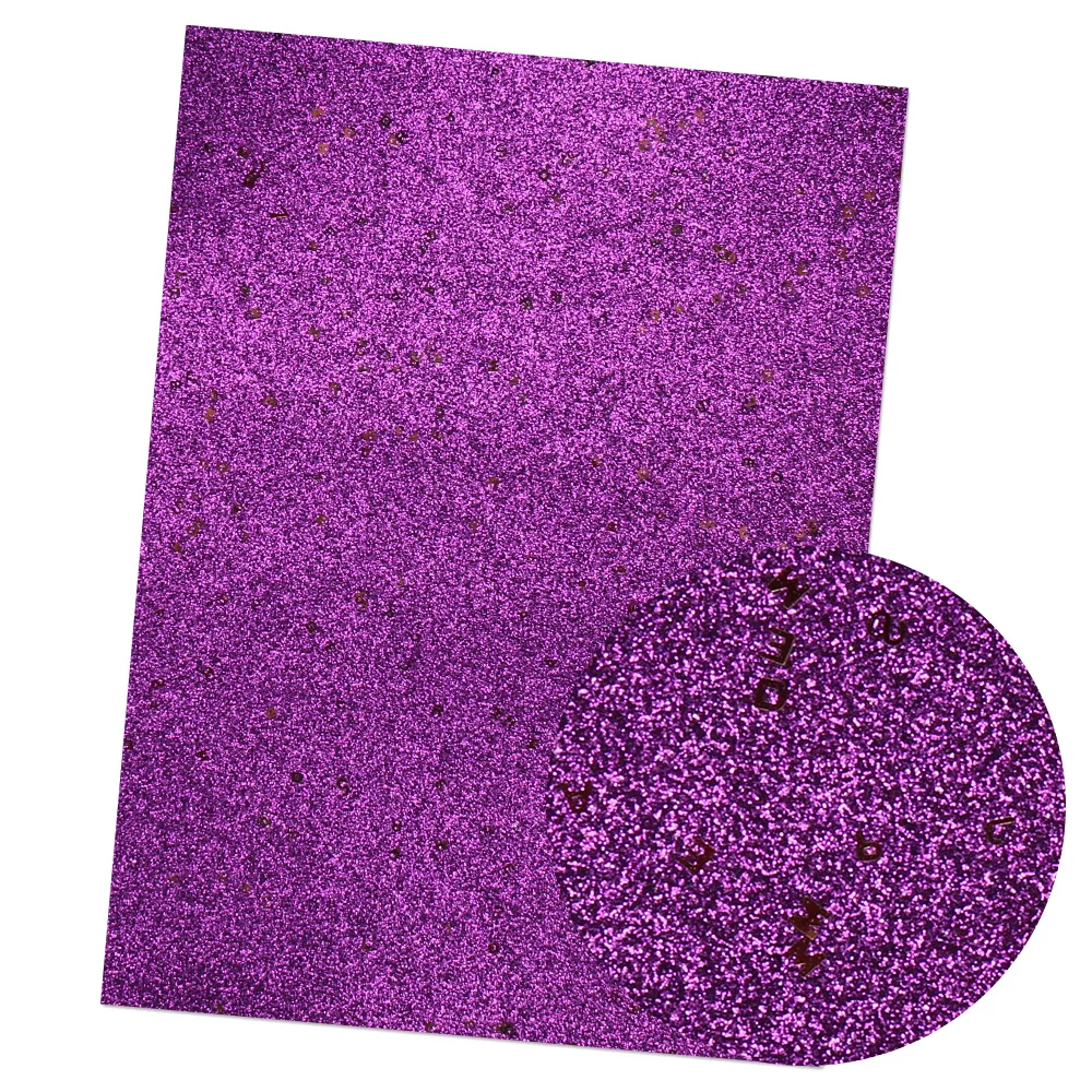 purple IBOWS 22*30 см блестящие тканевые буквы блестки синтетическая кожа для DIY сумки аксессуары для обуви ткань ручной работы чехол для телефона материал - Цвет: purple