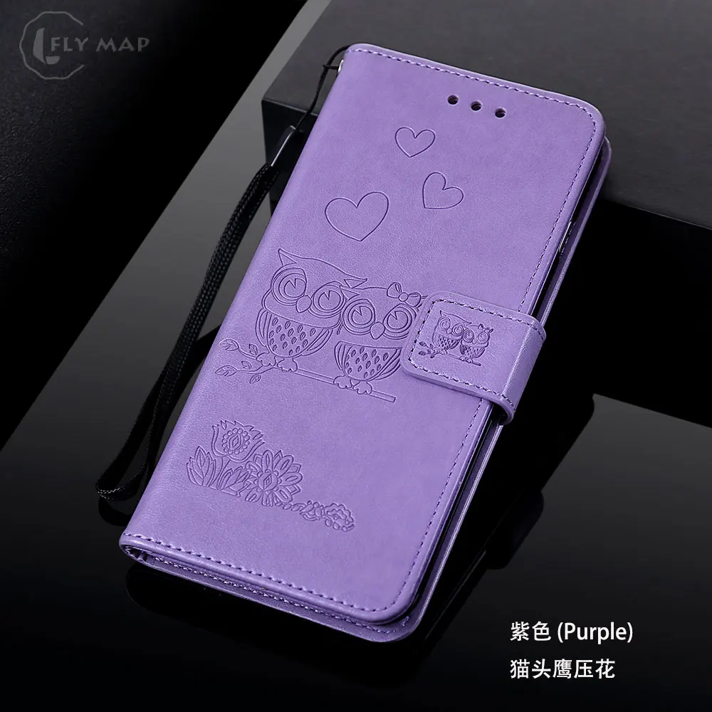 Флип раскладный кожаный чехол для Samsung Galaxy A3 A 3 A300F A300FU A300F/ds SM-A300F SM-A300FU SM-A300F/ds Чехол-бумажник чехол для телефона - Цвет: Purple
