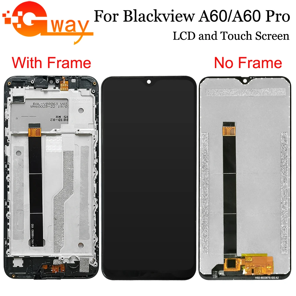 6 1-дюймовый ЖК-дисплей для Blackview A60 + кодирующий преобразователь сенсорного экрана
