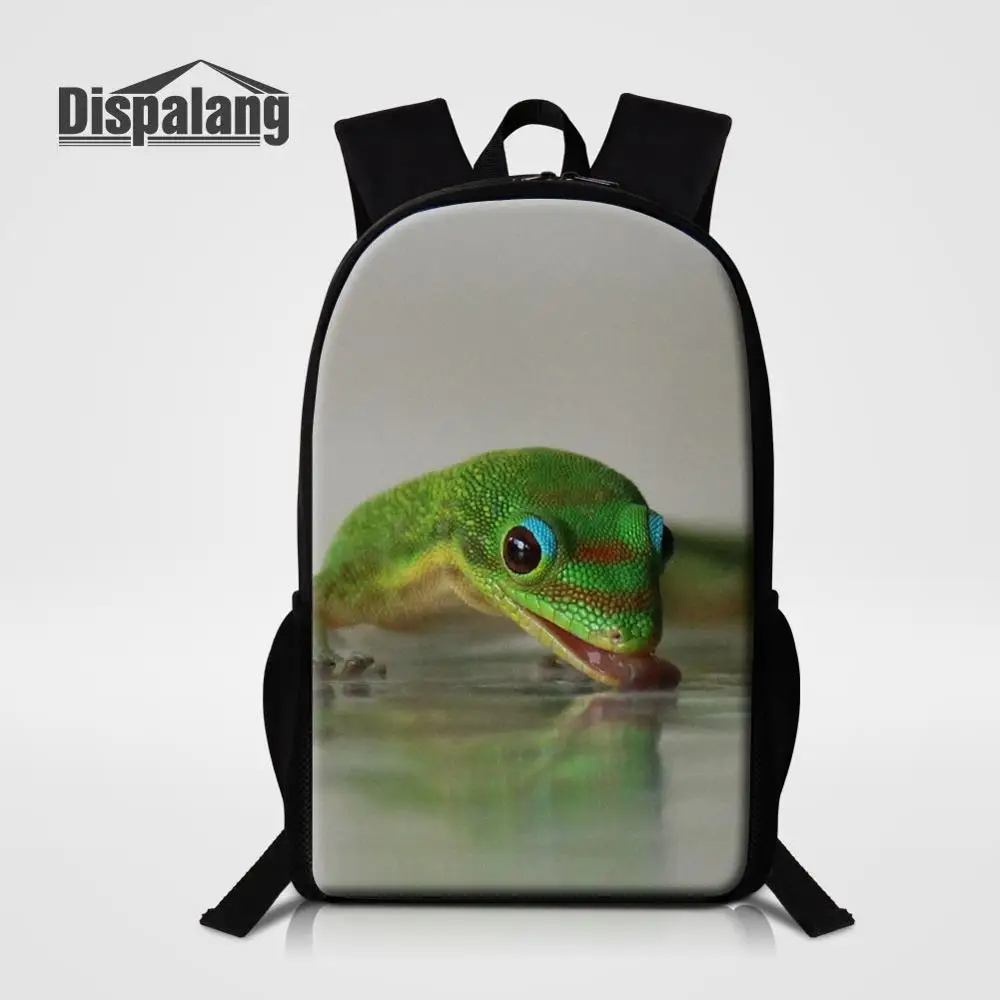 16 дюймовый школьный рюкзак для мальчиков, ящерица, животные, Mochila Escolar, школьные сумки для детей, на заказ, рюкзак для книг, Детский Повседневный рюкзак на плечо - Цвет: Backpack20