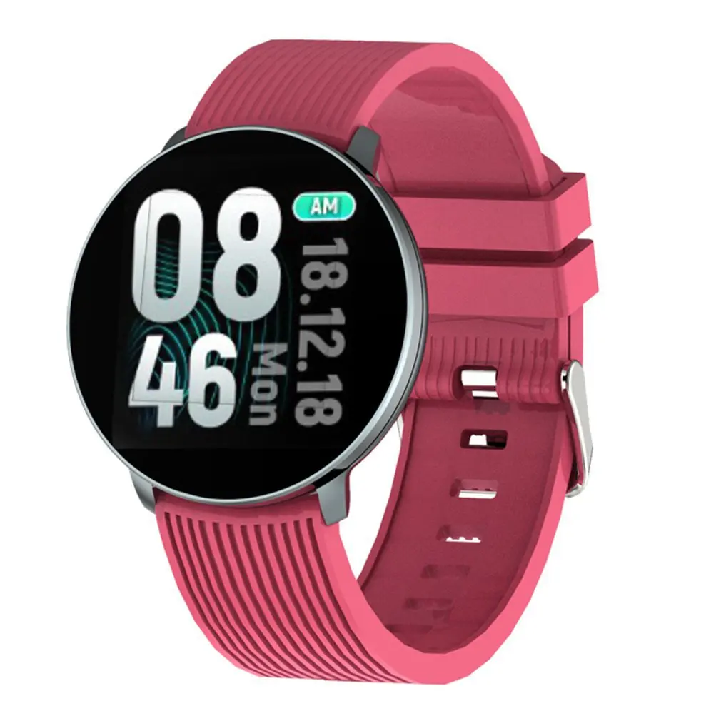 

2019 Cross-Border Bracelet LV18 Fully Touch Smart Bracelet Health Sleeping Heart Rate Water-Resistant Sports Bracelet Factory Di