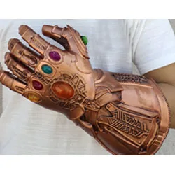 Thanos Gloves Делюкс маска Таноса Бесконечность рукавицы Мстители Бесконечность войны перчатки шлем Косплей танос маски вечеринка Хэллоуин коллекция реквизит - Цвет: Thanos Gloves