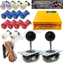 Caja Pandora Arcade CX 2800, tablero Jamma, Kit de bricolaje, botones Happ con interruptor Mirco, Cable de Joystick para armario de máquina de Bartop