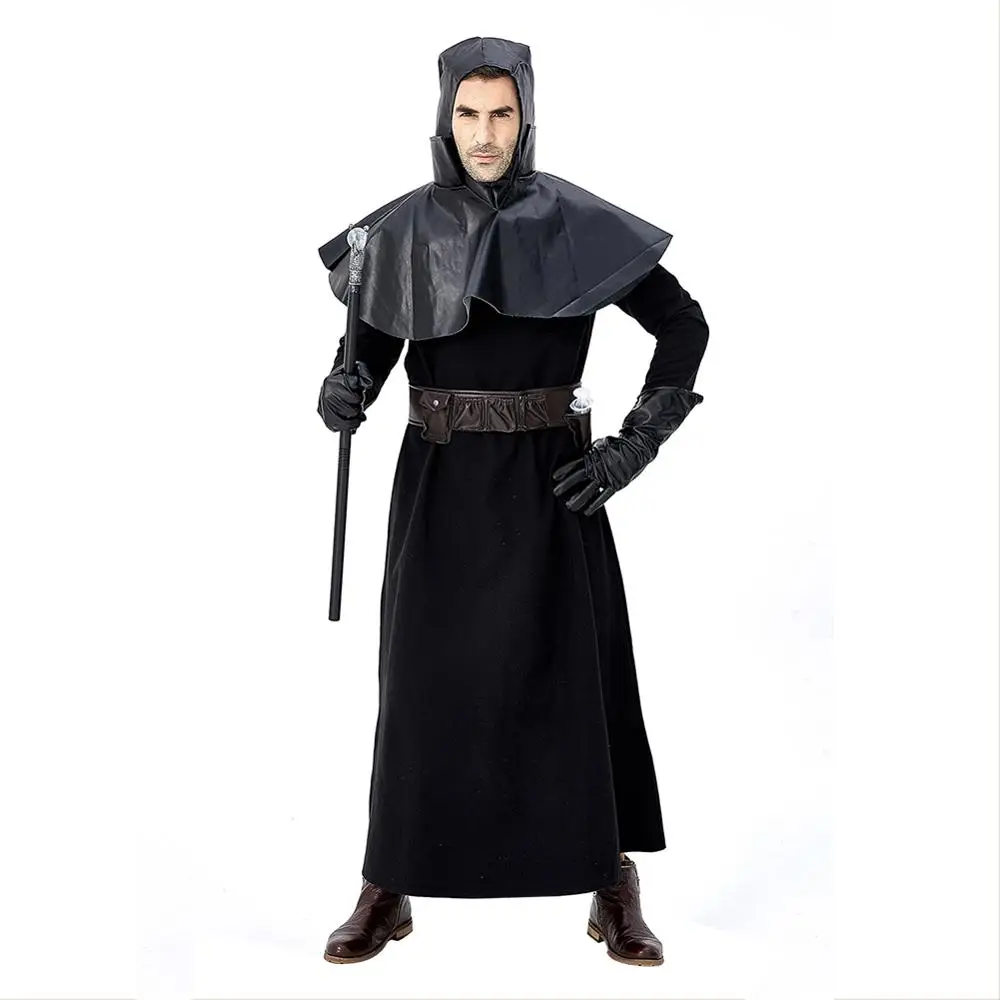 Костюм Чумного доктора для косплея средневековая маска с капюшоном в стиле