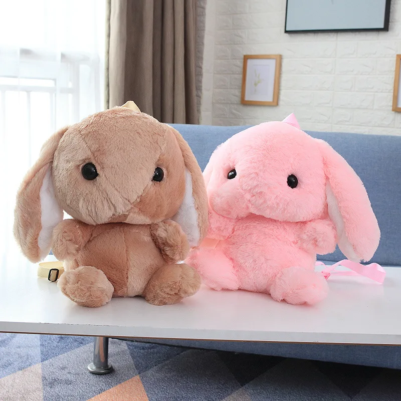 

Douyin Creative Lop Rabbit Plush Birthday Gift Rabbit Backpack Children Customizable Toy Gift Love