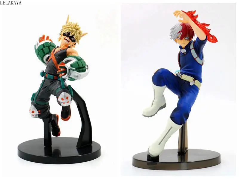 Фигурка из японского аниме Моя геройская Академия 3 го поколения Bakugou Katsuki Todoroki Shoto