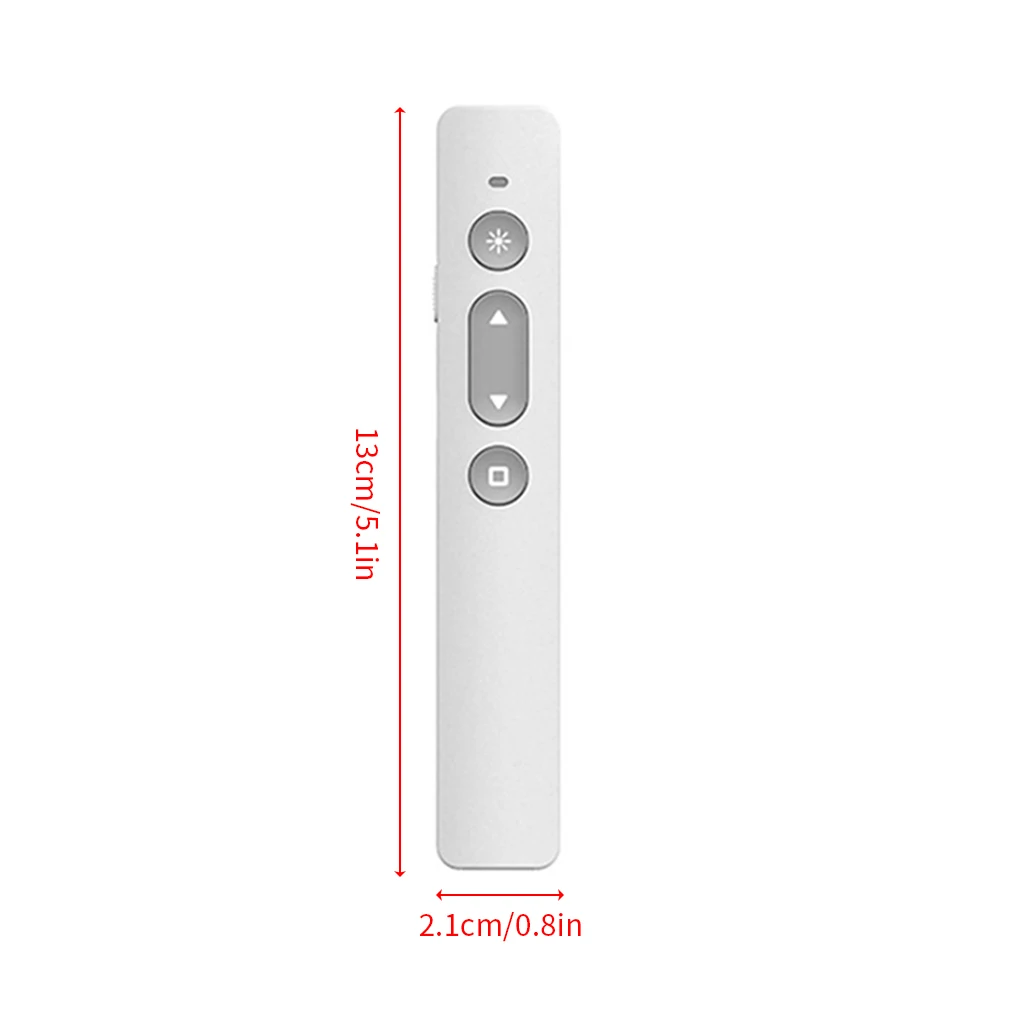 프레젠테이션 리모콘 무선 발표자 포인터, RF 2.4GHz PPT 슬라이드 어드밴서, USB 원격 제어 진동 펜