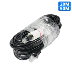 Hiseeu – câble plat réseau Cat5 Ethernet Internet 20M, pour caméra POE, ordinateur, Modem, routeur 