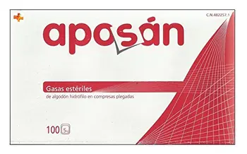 

Aposán Gasas Estériles de Algodón Hidrófilo 100 unds