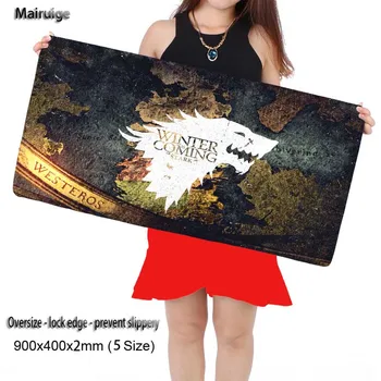 

Mairuige Shop Game of Thrones Map Non-Skid Rubber Pad Mouse Mat Desk Pad Keyboard Pad for Dota CS Go League of Legends