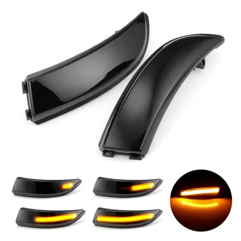 

2x Flowing Dynamic Turn Signal Light LED Side Wing Rearview Mirror Indicator Blinker Repeater Light for Ford Fiesta B-Max 08-17