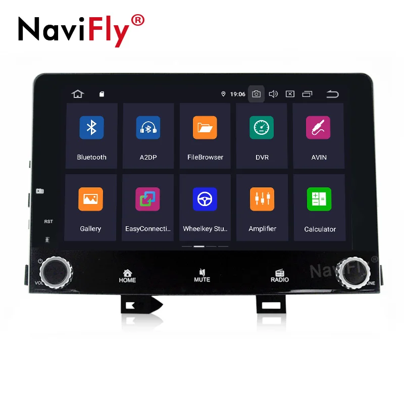 Perfect Android 9.0 Car Radio BT Multimedia Player Navigation GPS For KIA RIO 2017 2018 2019 Car GPS BT wifi RDS 3