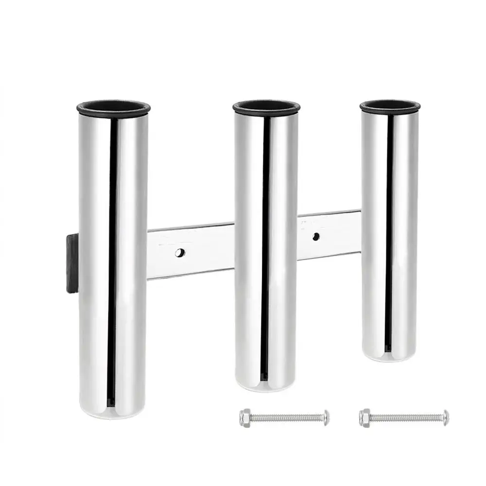 3-tube Economical 316 нержавеющая сталь Лодка для яхты настенный держатель удочки 3 4 трубки судовое оборудование - Цвет: 3-tube Economical