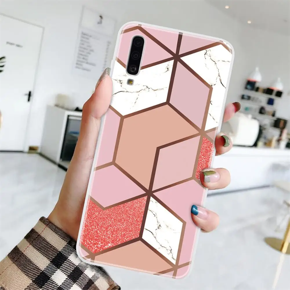 Imd Мрамор чехол для samsung Galaxy A70 A50 A50S A30S A40 A30 A20 A10 A20S A20E M30S A8 A7 2018 J3 J5 J7 2017 мягкая