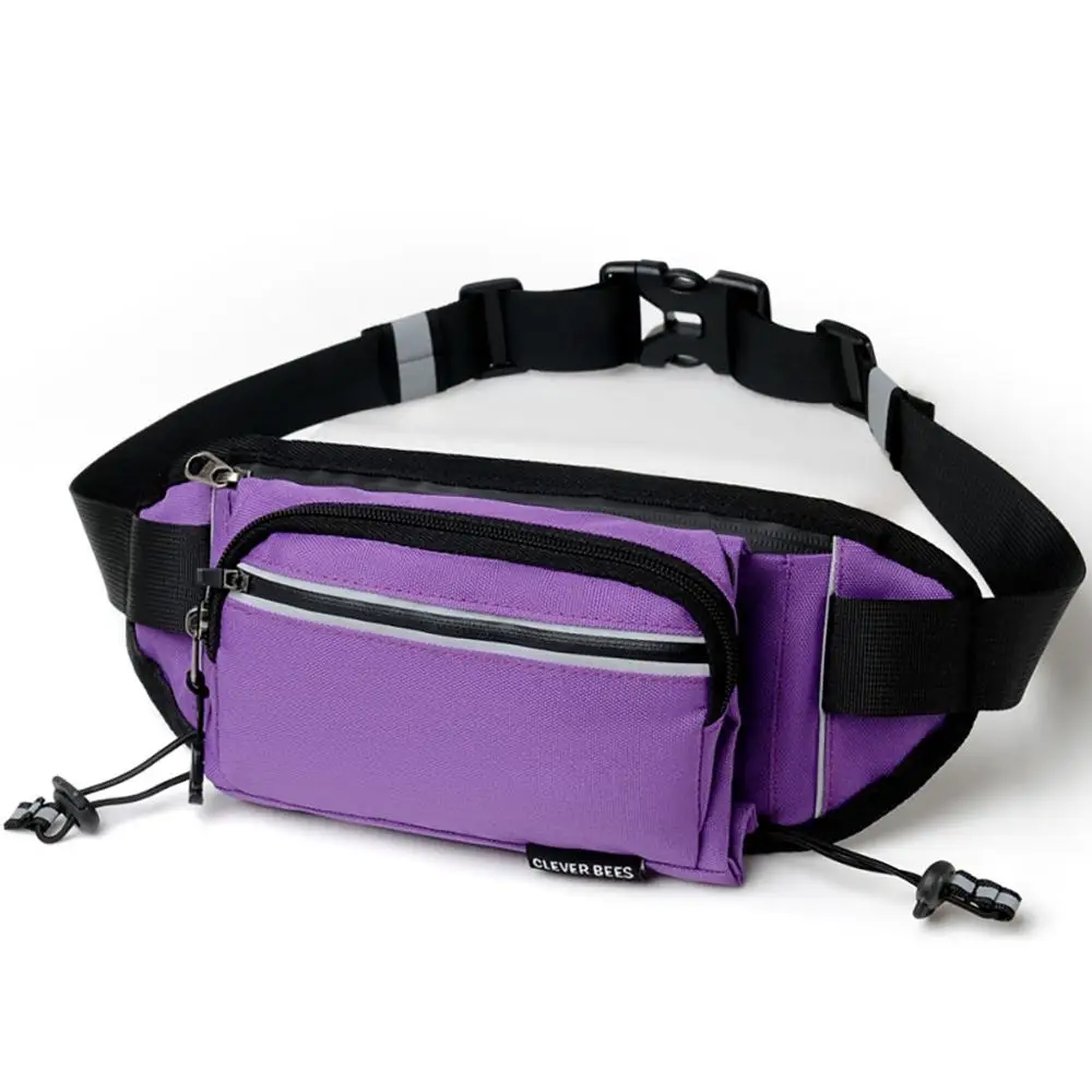 Mini Shoulder Multi-Function Mobile Phone Bag Outdoor Sports Bag Waist Pack#5S26 - Цвет: Пурпурный цвет