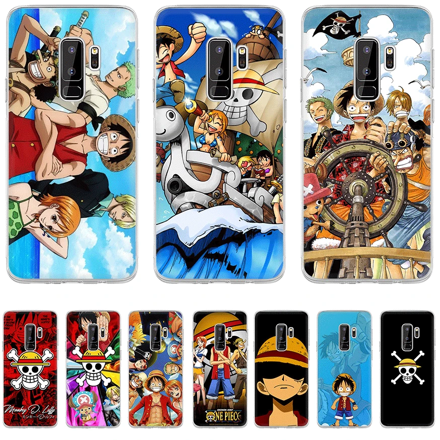 Чехол для телефона Samsung S3 S4 S5 S6 S7 S8 S9 S10E S10Plus Note 8 9 M10 M20 M30 M40 Одна деталь Луффи