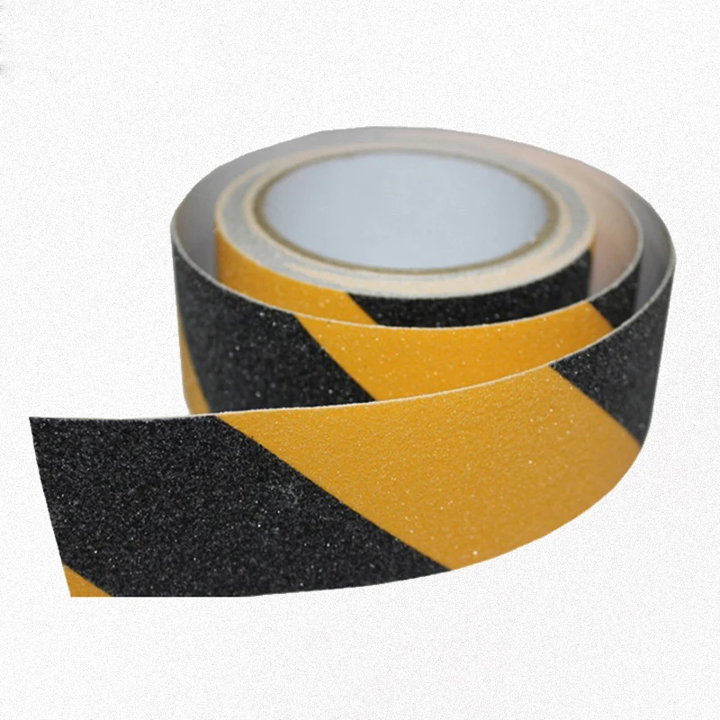 Yellow and Black ПВХ водонепроницаемая Нескользящая износостойкая изоляционная лента для украшения дома лестницы Предупреждение ющие ленты электрические инструменты - Цвет: Yellow and Black