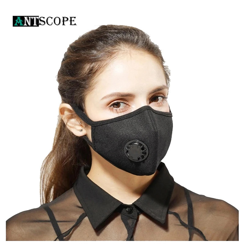 Antscope PM2.5 анти-дымка респиратор дыхательный клапан рот маска для лица