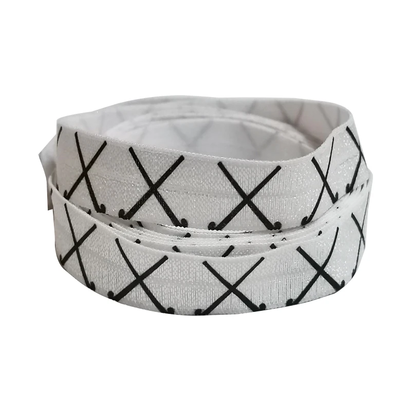 

50 детской, 5/8 дюйма, 16 мм, принт хоккея, складная эластичная лента, лямка, подарок, фотография