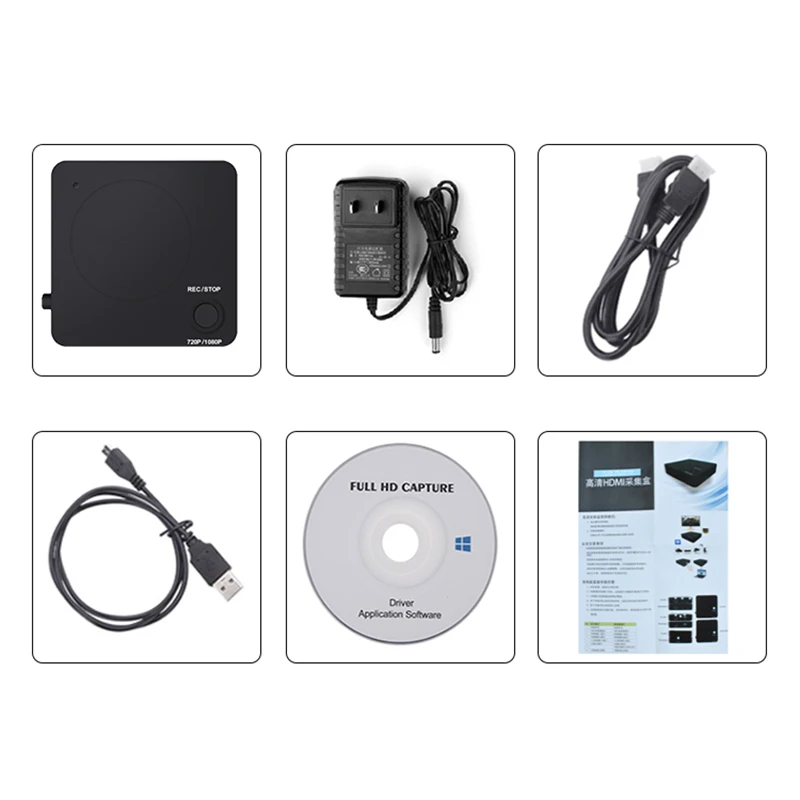 Easycap HD игровая карта захвата placa de video 1080P HDMI видео рекордер для Xbox 360 One/PS3 PS4/wii U нет