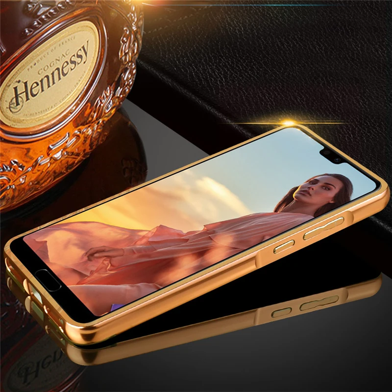 Роскошные зеркальные Чехлы розового золота для Huawei honor 8 9 10 Lite enjoy 7s Plus 2019