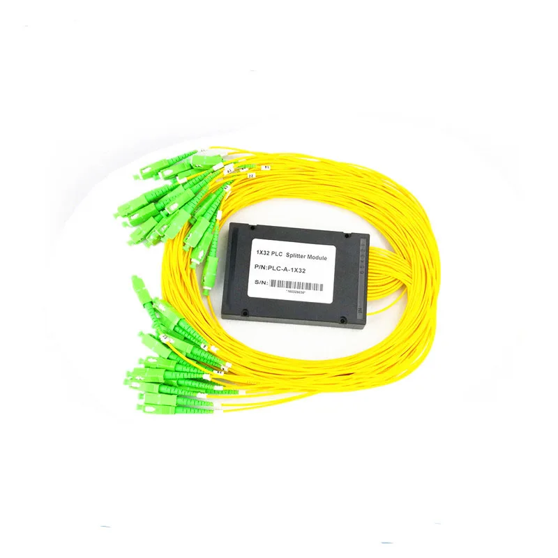 1X32 сплиттер модуль Компактный Тип PLC Пигтейл волоконно-оптический сплиттер sc/fc/lc/stapc/pc