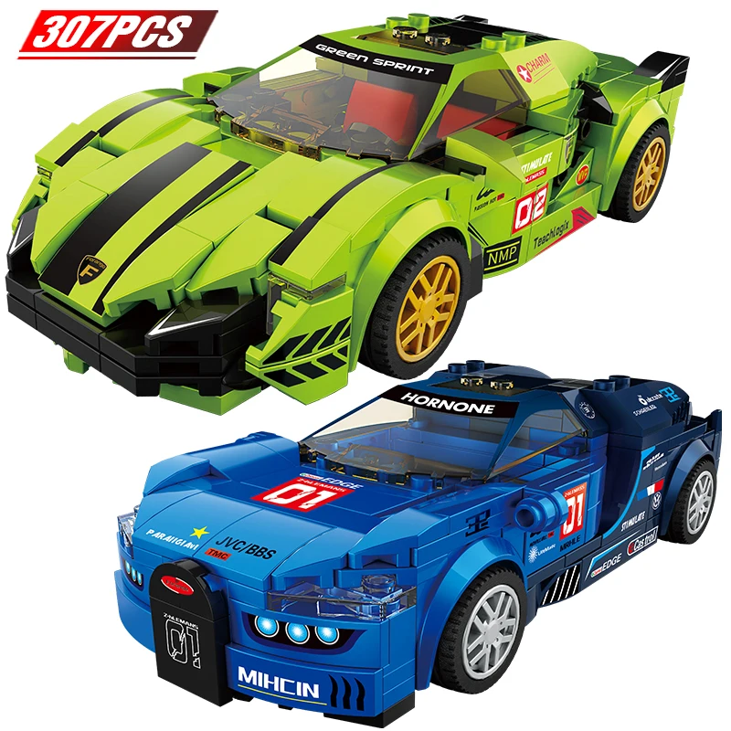 Technical Creators Design Static Competition Racing Building Blocks Fast Sports Cars Children's Educational Toys Adult Gifts | Игрушки и