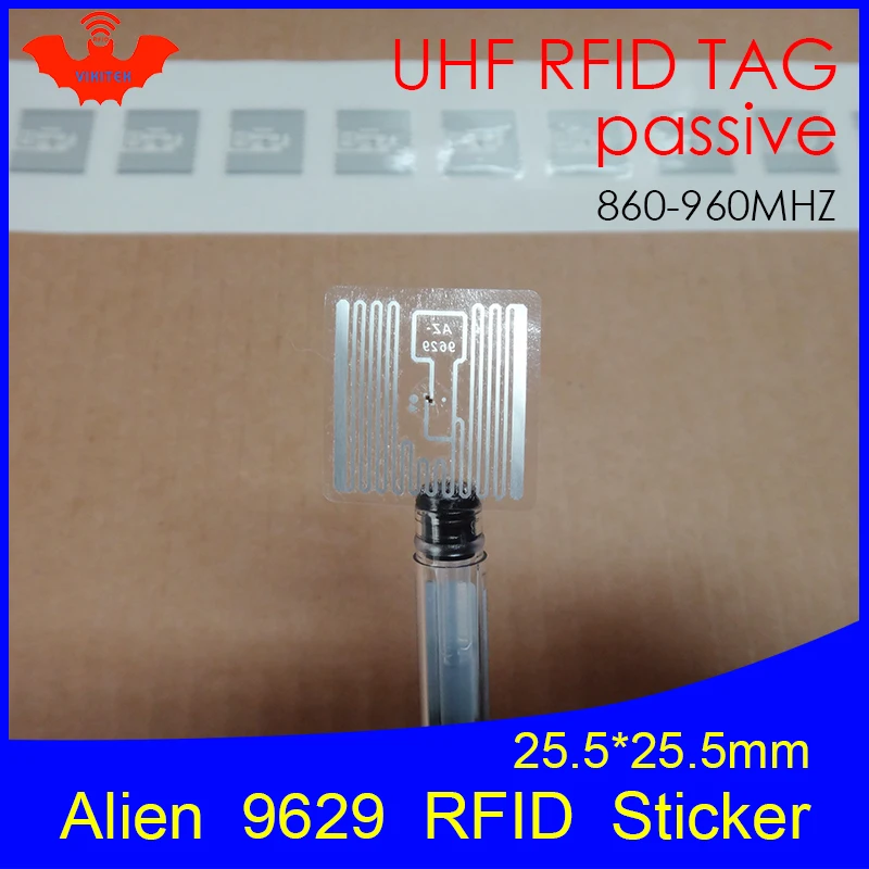UHF rfid метка наклейка Alien 9629 влажная инкрустация 915 МГц 900 868 860 960 Higgs3 EPCC1G2 6C умный