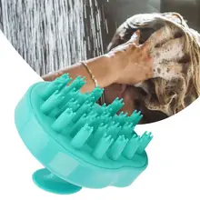 Бытовой силиконовый щетки для ванной тыквенная голова шампунь Массажная щетка для ванной расчески для волос